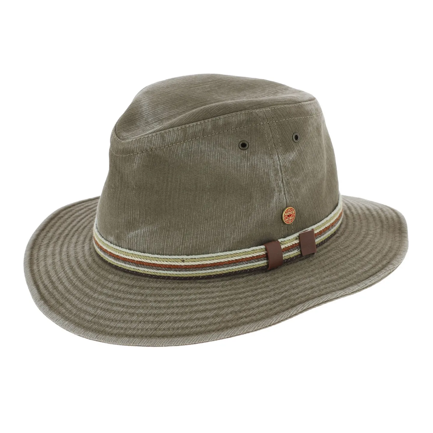 Chapeau Traveller Menowin Kaki ANTI-UV - Mayser Reference : 4638 | Chapellerie Traclet