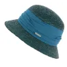Petrol straw cloche hat Reference: 4681 | Traclet Hat Shop