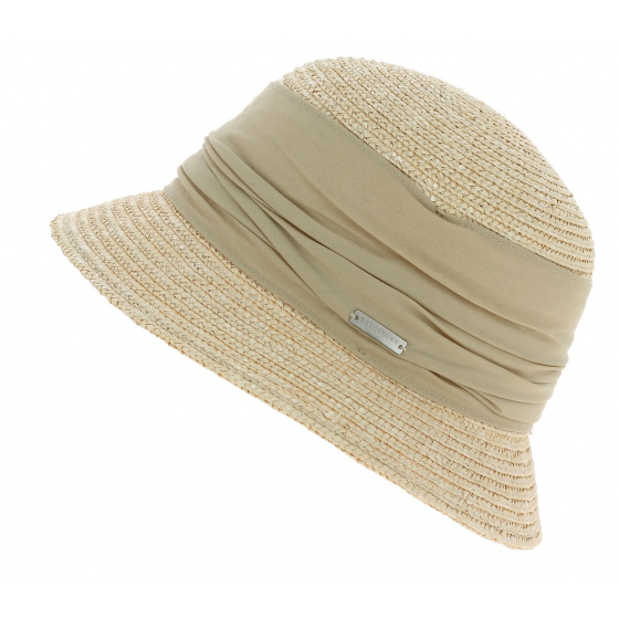 Straw cloche hat