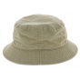 Made in France Demis Cotton Beige Bucket Hat - Crambes