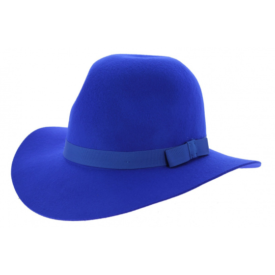 Dalila Royal Wool Felt Wide Brim Hat - Brixton