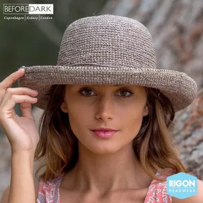 Breton Raffia Hat Anoucka - Rigon Headwear Reference: 3267 | Traclet Hat Shop