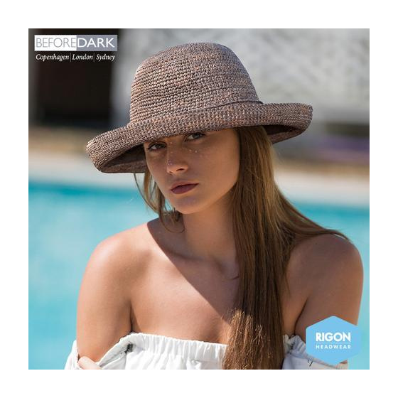 Breton Raffia Hat Anoucka - Rigon Headwear