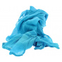 Blue Tuareg cheche scarf