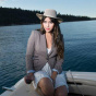 Ivory Cabana Mesh Traveler Hat - Headn'Home