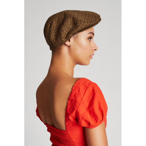 Brown Cotton Cumin Hooligan Cap - Brixton