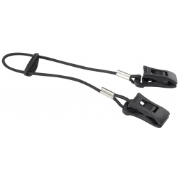 Cap and Hat Clip Cord Wind Protection for Outdoor - Black