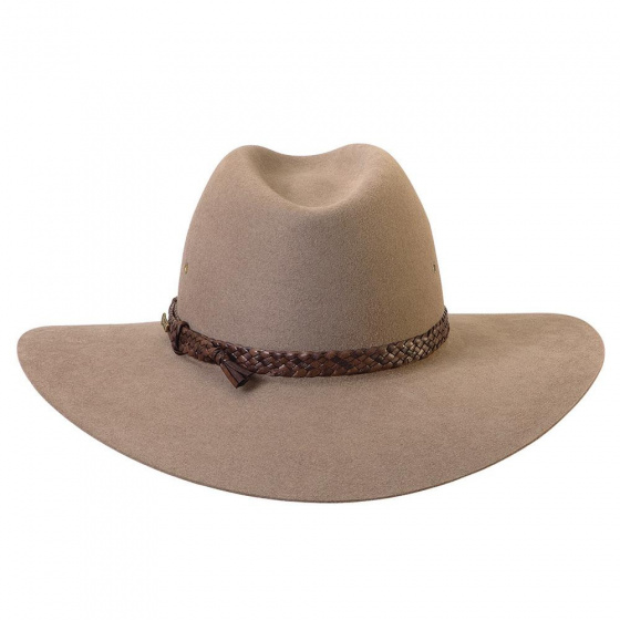 Riverina Fur Felt Hat Bran - Akubra Riverina Fur Felt Hat Bran - Akubra