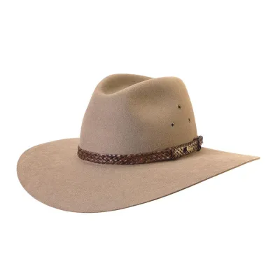 Chapeau Riverina Feutre Poil Bran - Akubra - achat chapeau feutre poil Reference : 8248 | Chapellerie Traclet