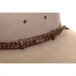 Chapeau riverina Akubra sand