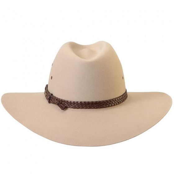 Akubra Riverina Fur Felt Hat Sand