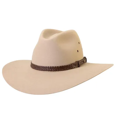 Chapeau Riverina Feutre Poil Sand Akubra - achat chapeau feutre poil Reference : 8249 | Chapellerie Traclet