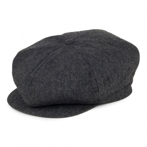 Black Ollie Flat Cap - Brixton
