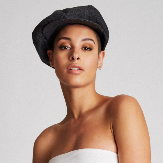 Casquette Plate Ollie Noire - Brixton Casquette Plate Ollie Noire - Brixton
