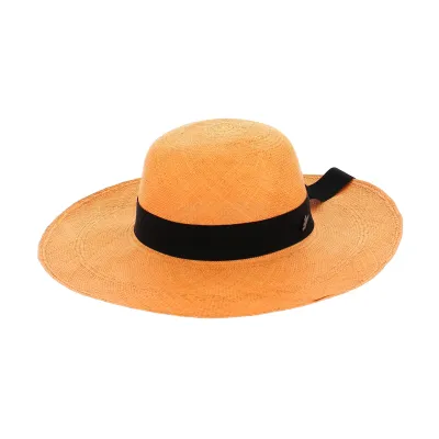 Chapeau Panama Orange Reference : 5306 | Chapellerie Traclet