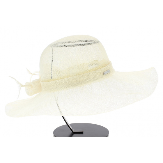 Enola Wide-brimmed Formal Hat - Ivory