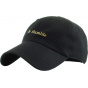 Black Cotton Be Humble Strapback Baseball Cap - Kbthos