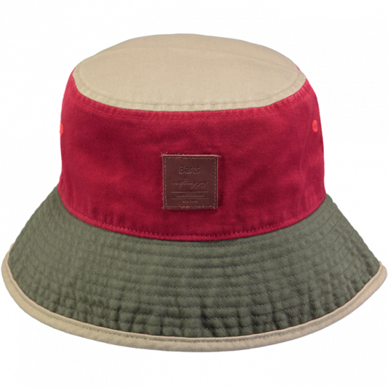 Hike Burgundy Cotton Bucket Hat - Barts