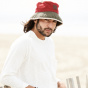 Hike Burgundy Cotton Bucket Hat - Barts
