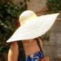 The Bomba Hat - Wide-brimmed couture sunhat