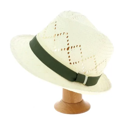 TRILBY Hat with green ribbon Reference: 8263 | Traclet Hat Shop