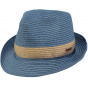 Kids Natural Straw Trilby Hat Scene - Barts