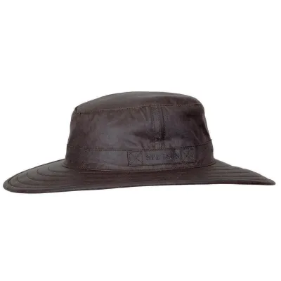 Bob coton huilé Pompana marron - Stetson Reference : 8273 | Chapellerie Traclet