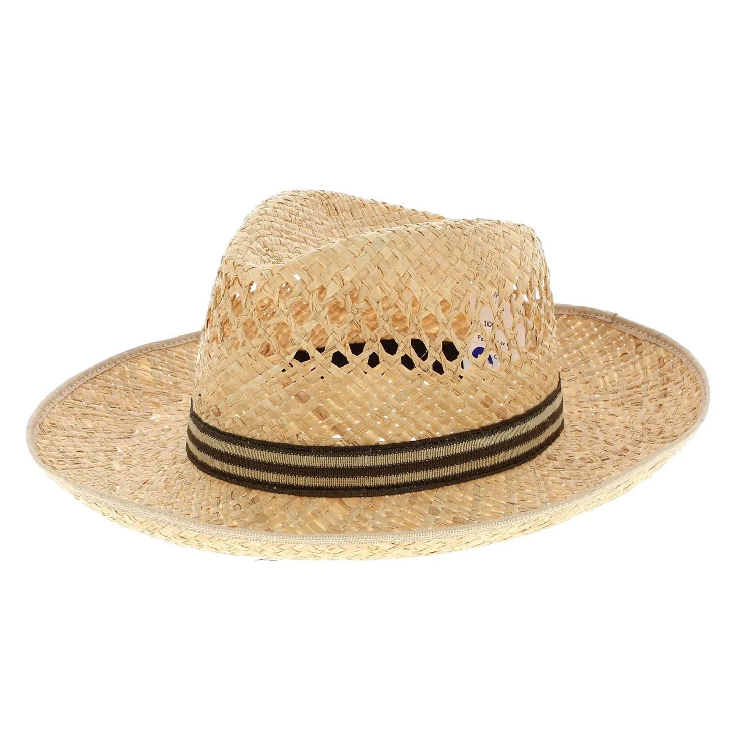 Chapeau Fédora Providenciales Larges Bords Paille - Traclet Reference : 6762 | Chapellerie Traclet