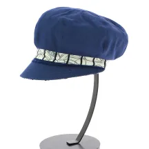 casquette gavroche réversible bleu Reference : 8287 | Chapellerie Traclet
