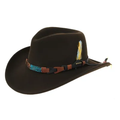 Chapeau Stetson Kingsley Marron - Stetson - 169 euros - achat chapeau Reference : 13 | Chapellerie Traclet
