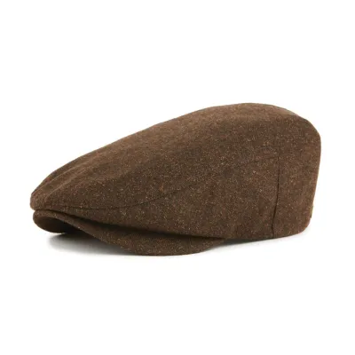 Casquette  Plate Barrel Marron - Brixton Reference : 7795 | Chapellerie Traclet