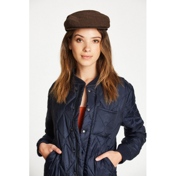 Brown Barrel Flat Cap - Brixton