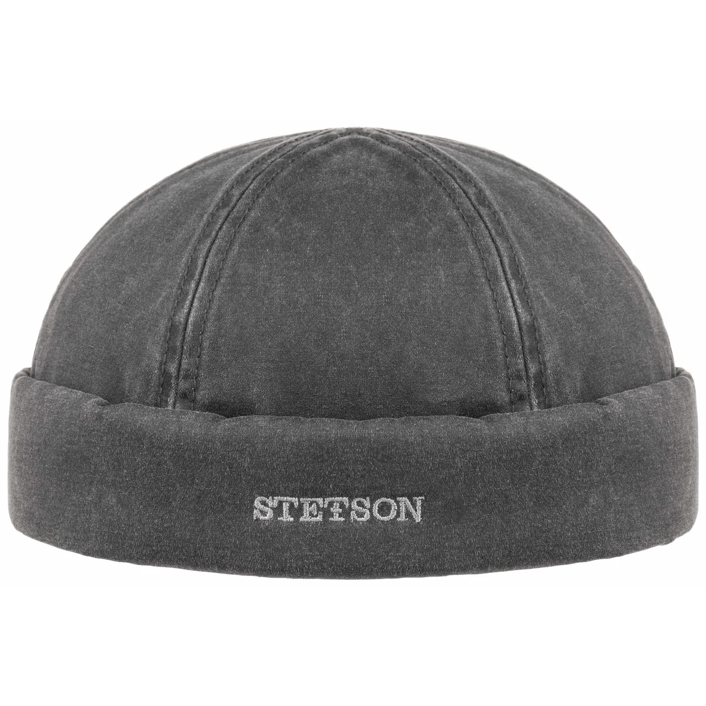 Bonnet Docker Quimper Noir Coton - Stetson Reference : 8272 | Chapellerie Traclet