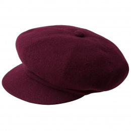 KANGOL Spitfire Newsboy Cap in Wine