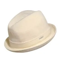 White Wool Player Hat - Kangol Reference: 4130 | Traclet Hat Shop
