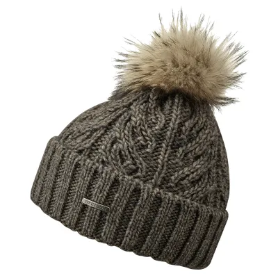 Bonnet à Pompon Lanette Marron- Stetson Reference : 7403 | Chapellerie Traclet