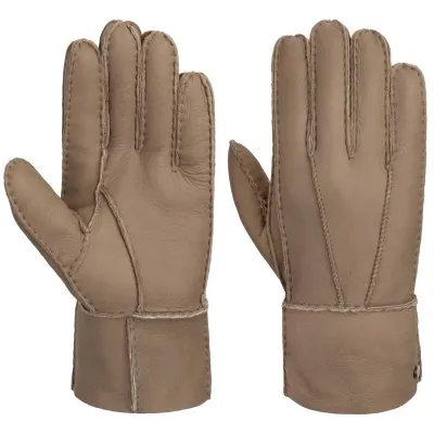 Beige Leather Gloves - Stetson Reference: 4340 | Chapellerie Traclet
