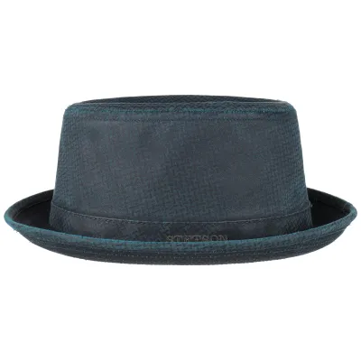 Cotton Porkpie Hat Embossed Odenton - Aussie Apparel Reference: 8314 | Traclet Hatters