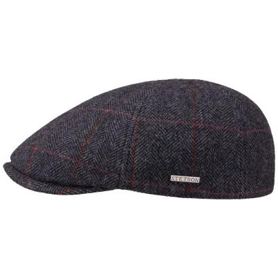 Stetson Stockton Flat Cap Anthracite Wool