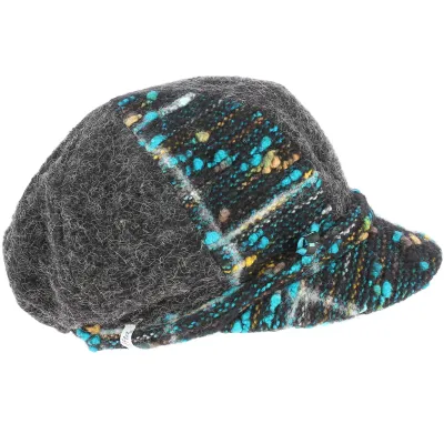 Gray Alderine newsboy cap -MTM Reference: 4018 | Traclet Hatmakers