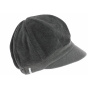 Elorine Newsboy Cap in Grey Fleece - TRACLET