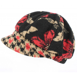 Casquette Gavroche Ebène Laine Vierge - Fléchet