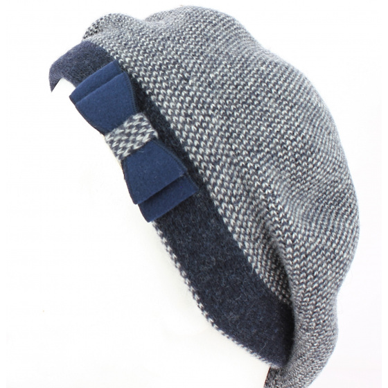 Navy Charline Beret - Fléchet