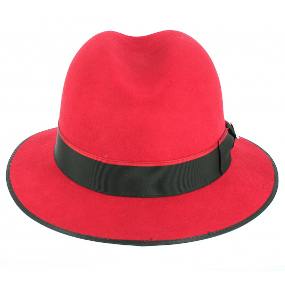Eylem Wool Felt Hat Red - Fléchet
