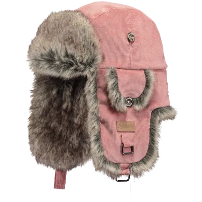 Pink Rib Bomber Ushanka -BARTS Reference: 2464 | Traclet Hat Shop