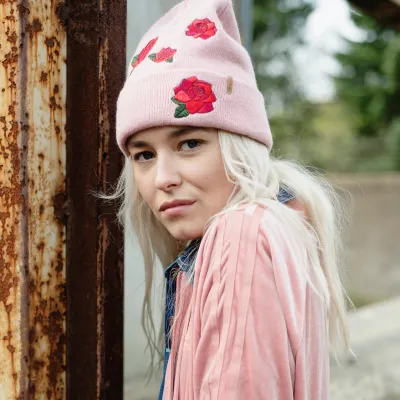 Bonnet Orelis Rose - BARTS fleurs  Reference : 5012 | Chapellerie Traclet