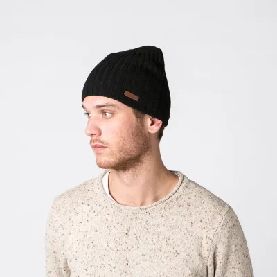 Bonnet Court Haakon Laine Noir - Barts
