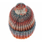 Citrus Orange Beanie with Pom-pom
