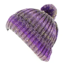 Bonnet Argume Violine Pompon Reference : 4437 | Chapellerie Traclet