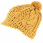 Mustard yellow Cublize beanie cap